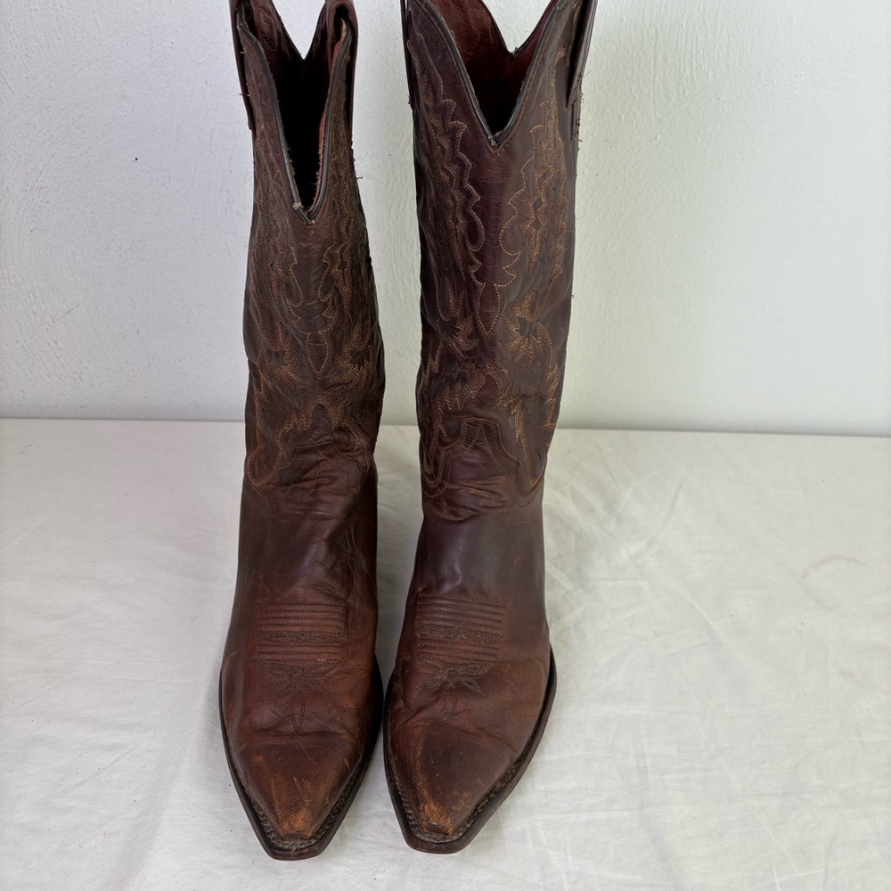 DAN POST Women Western Cowboy Boots Style 3464 Coastal Cowgirl Rodeo Ranch Sz 10 - Picture 12 of 16